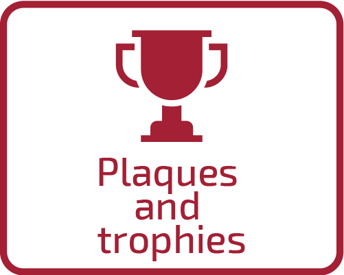 Plaques and trophies white – luciano bianchin