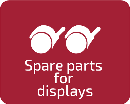 Spare parts for displays white – luciano bianchin